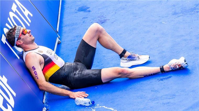 Für Bronze ging Martin Schulz beim Triathlon ans Limit.
