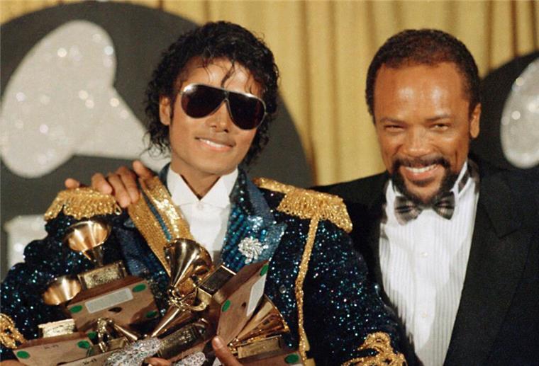USA for Africa: 40 Jahre „We Are The World“ Für das Album „Thriller“ wurden Michael Jackson und Quincy Jones mit mehreren Grammys ausgezeichnet.