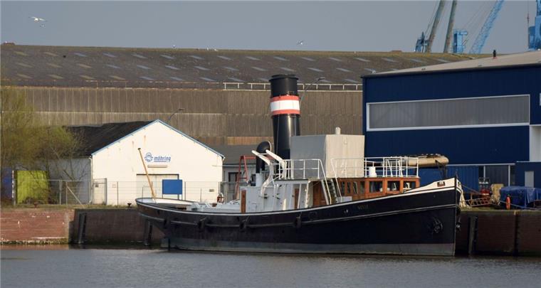 Für das denkmalgeschützte Dampfschiff "Welle" in Bremerhaven gibt es Geld vom Bund.