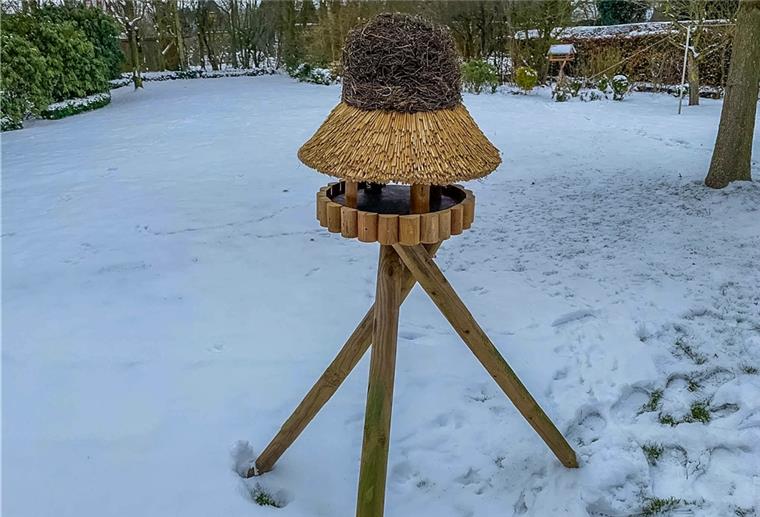 Für das selbst gemachte Vogelhaus von Heino Timmer wurden bislang 555 Euro geboten.