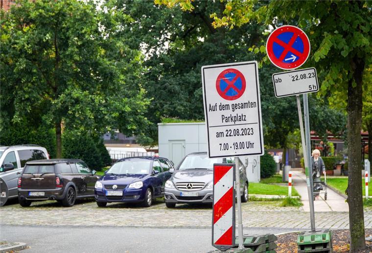 Parkplatz Prager Straße wird gesperrt Parkplatz Prager Straße in Bremerhaven.