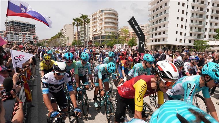 Pedersen-Show bei Giro-Abstecher in Albanien Für drei Tage gastierte der Giro in Albanien.