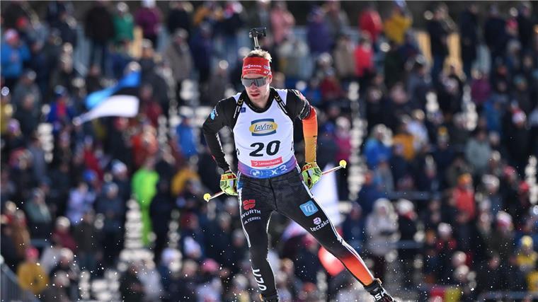 „Ärgert mich unfassbar“: Biathlet Horn wird WM-Siebter Für Johannes Kühn war es das erste WM-Rennen in der Schweiz.