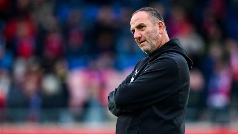 Für Trainer Frank Schmidt war es ein historischer Abend mit dem 1. FC Heidenheim.