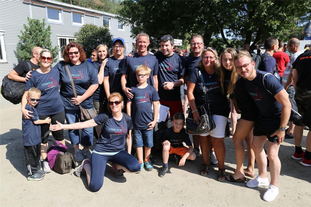 Gäste aus Gütersloh: Dieses Team rund um Dirk Buesge ist extra für den Lakerun in den Norden gefahren.