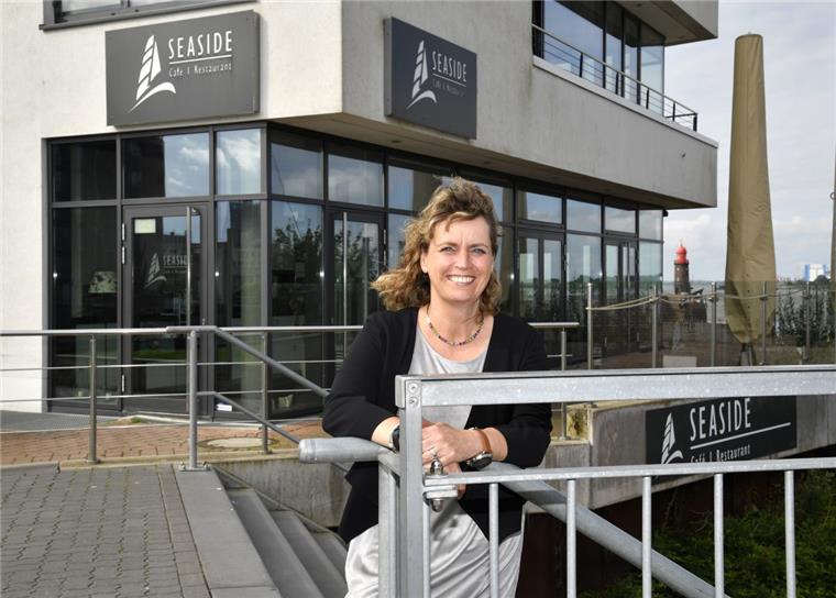 Gastronomie-Coach Britta Petersen findet, dass das ehemalige "Seaside" ein sehr guter Standort für ein Lokal ist.