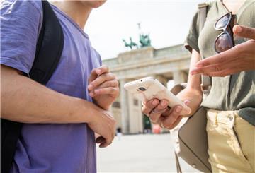 Smartphone im Urlaub