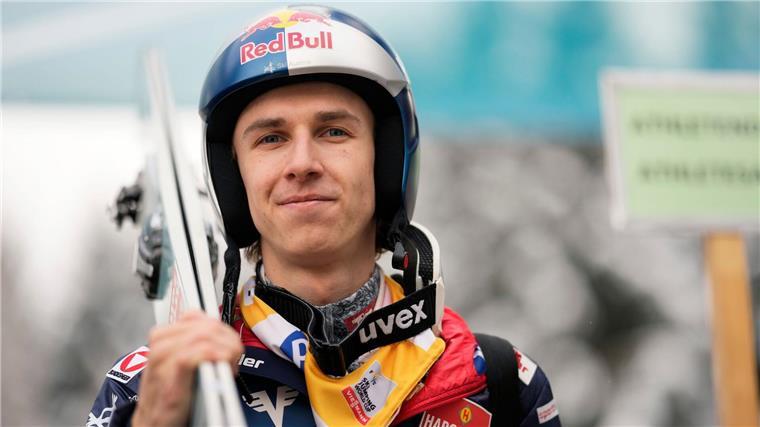 Drei Österreicher, ein Goldadler: Wer gewinnt die Tournee? Geht es locker an: Daniel Tschofenig.