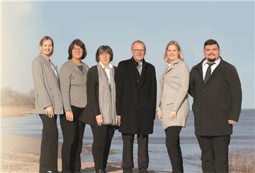 Gemeinsam in die Zukunft: Lena Mittelstädt, Silke Bens, Inge Meyer, Hans-Detlef Meyer, Jana Bens, Marvin Bens.