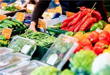 Gemüse im Supermarkt
