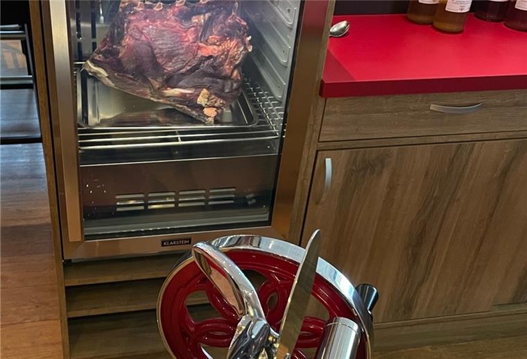 Fleisch im Reifeschrank