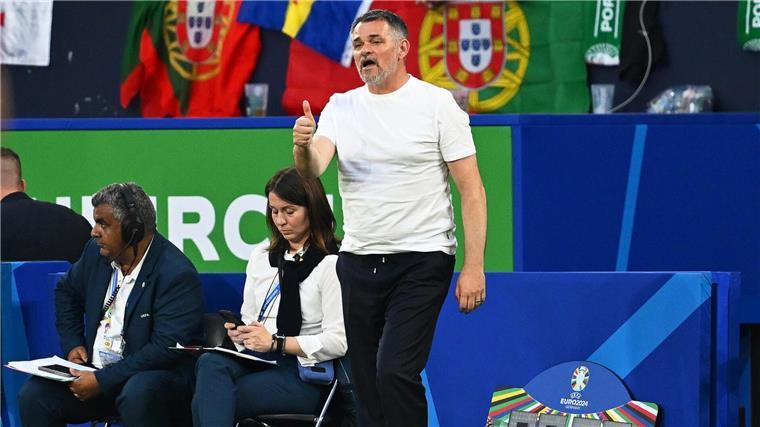 Georgiens Trainer Willy Sagnol war mit der Leistung seines Teams zufrieden.