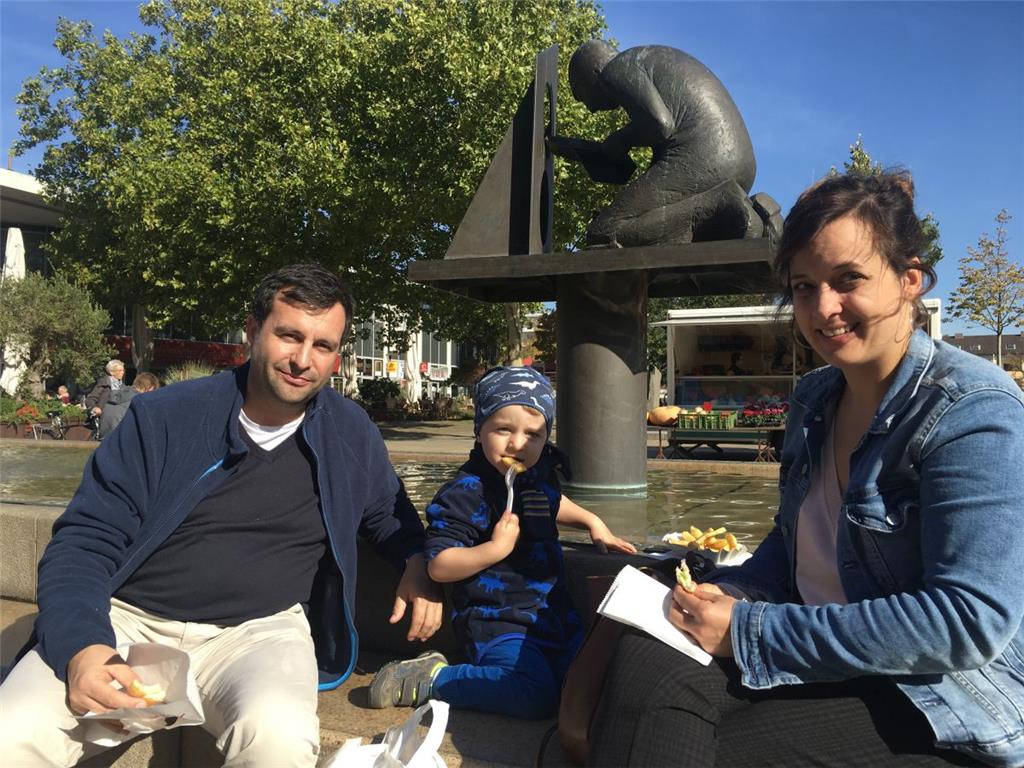 Gerade aus Kassel auf einen Kurzurlaub zu Besuch sind Stefan und Maria Becker mi...