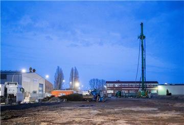 Baustelle neues Kühlhaus Fischereihafen