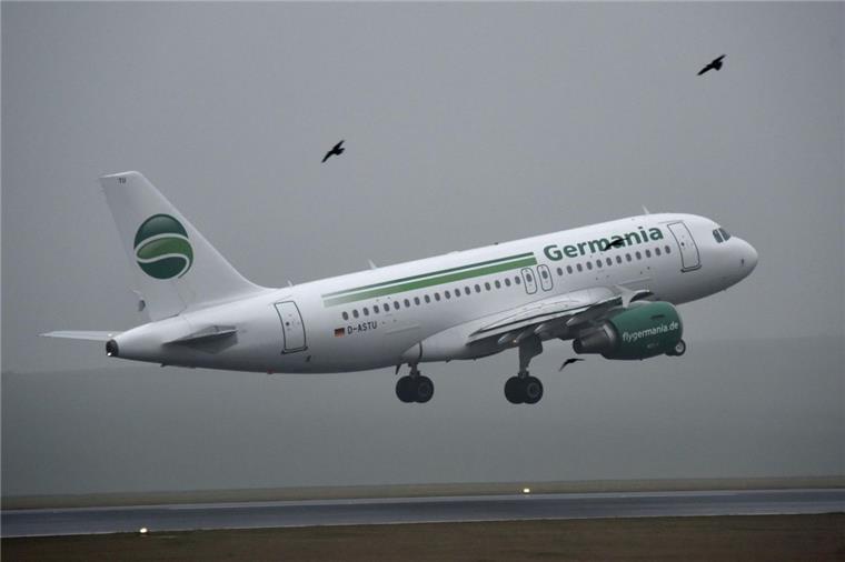 Germania setzt ab Nordholz einen Airbus A319 ein.