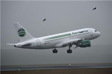 Germania setzt ab Nordholz einen Airbus A319 ein.