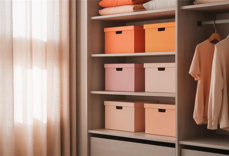 Geschlossene Stauraumlösungen, Möbel in hellen, ruhigen Farben und schlichen Designs, natürliche Materialien und dezente Beleuchtung unterstreichen die beruhigende Wirkung.