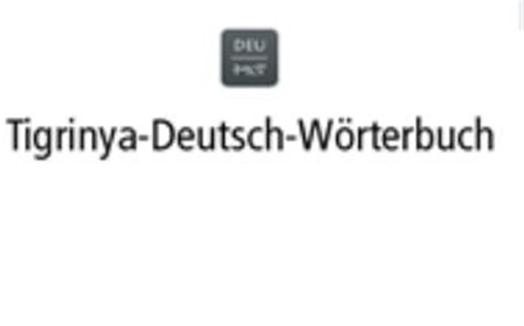 Ghergish aus Eritrea hat ein Deutsch-Tigrinya-Wörterbuch auf seinem Smartphone i...