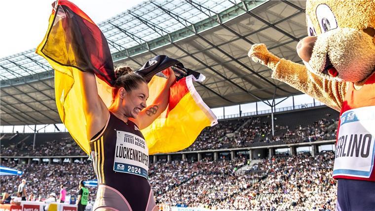 Gina Lückenkemper glänzte auf der Berliner Bahn.