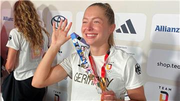 Gina Lückenkemper ist im „Pin-Game“ vorn dabei