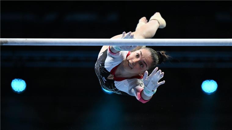 Glänzte am Stufenbarren: Helen Kevric.