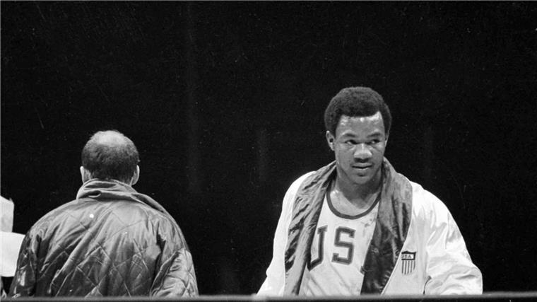 Goldgewinner in Mexiko-Stadt: George Foreman.