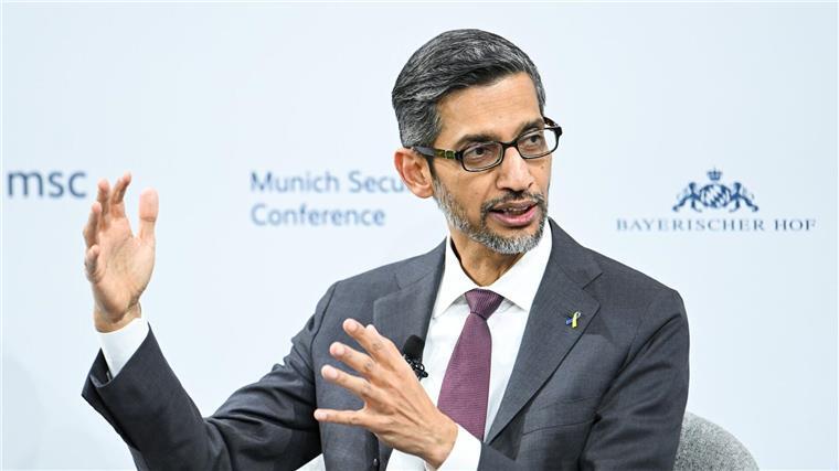 Abkommen gegen Wahlmanipulationen durch KI Google-Chef Sundar Pichai nimmt an der Münchner Sicherheitskonferenz teil. Tech-Giganten haben ein Abkommen gegen Wahlmanipulationen durch Künstliche Intelligenz geschlossen.