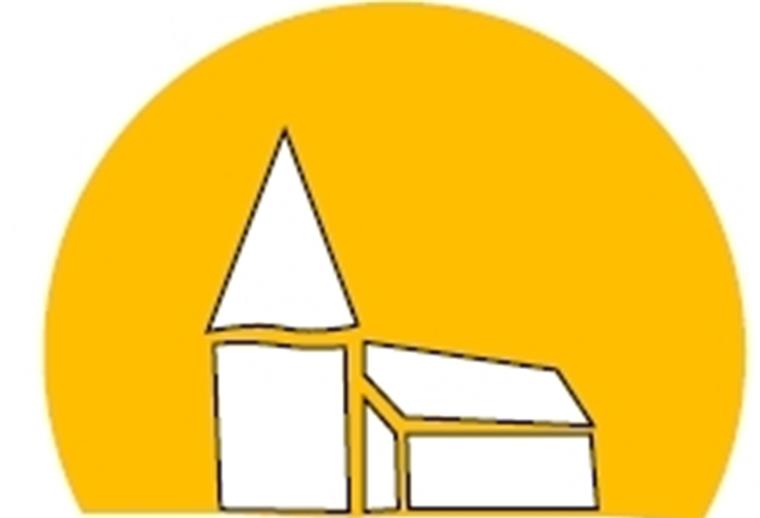 Gotteshaus vor aufgehender Sonne: Das Logo der Selsinger St. Lamberti-Kirchenstiftung.