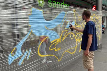 Graffiti ohne Wände zu beschmieren. Foto: Scheer