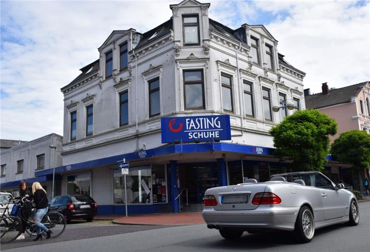 Endspurt für Förderprogramm im Nordenhamer Stadtsüden Große Pläne fürs Schuhhaus Fasting: Auch an diesem markanten und stadtbekannten Gründerzeit-Gebäude an der Bahnhofstraße 14 in Nordenham soll mithilfe des City-Süd-Programms einiges geschehen.