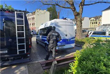 Großeinsatz der Polizei in Bremerhaven-Lehe.