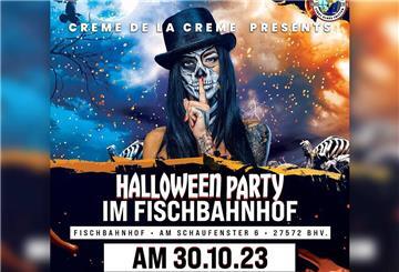 Gruselige Kostüme und fette Beats sind am Montag im Forum Fischbahnhof zu erwarten.