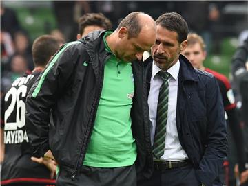 Haben viel miteinander zu bereden: Werder-Coach Viktor Skripnik (links) und Manager Thomas Eichin.