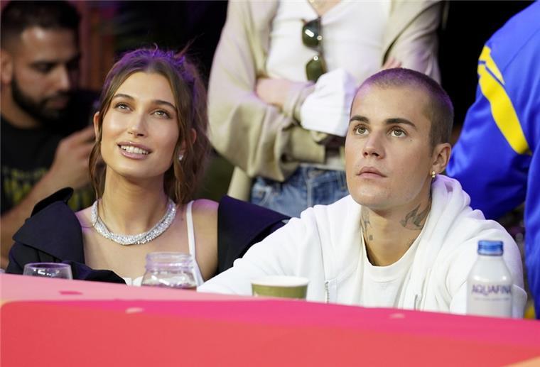 Hailey Bieber: Habe Justin Bieber nicht von Selena Gomez geklaut Hailey Bieber, US-Model, und ihr Ehemann Justin, Popsänger