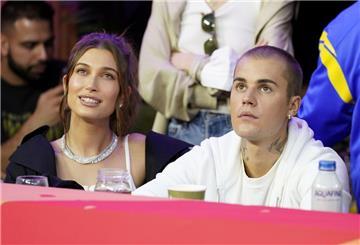Hailey Bieber, US-Model, und ihr Ehemann Justin, Popsänger