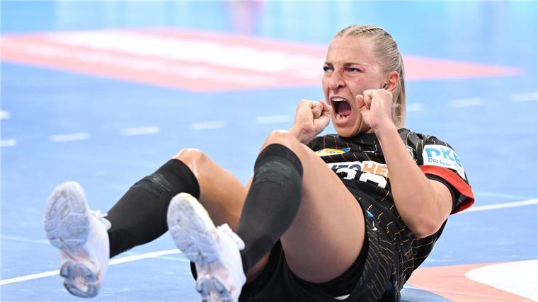 Handballerin Jenny Behrend war gegen Ungarn mehrfach erfolgreich.