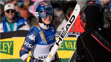 Happy und angriffslustig: Lindsey Vonn.