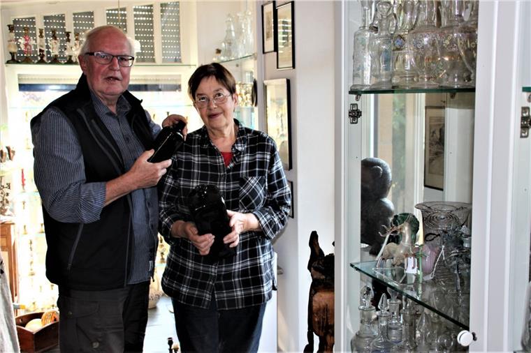 Harald und Magret Seyfarth sind leidenschaftliche Sammler. 