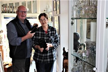 Harald und Magret Seyfarth sind leidenschaftliche Sammler. 