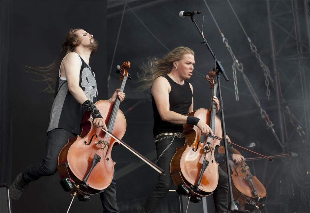 Harte Klänge, klassische Instumente: Apocalyptica. Foto: Leuschner