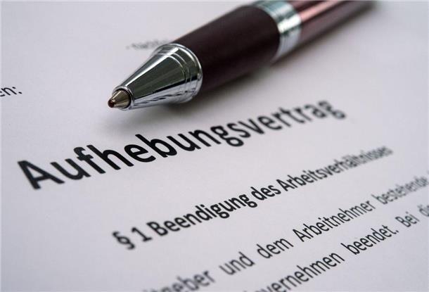 Ein Aufhebungsvertrag.