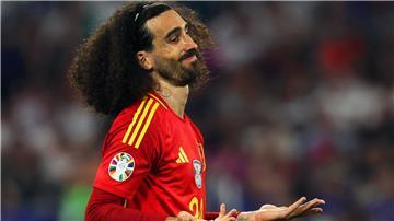 Hat am Sonntag die Chance mit der spanischen Auswahl den EM-Titel zu erringen: Marc Cucurella.