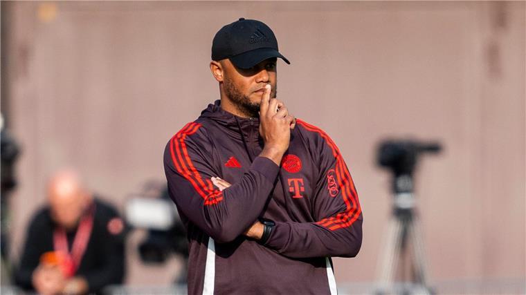Schlapper Bayern-Test vor Asien-Trip: „Anders vorgestellt“ Hat noch viel Arbeit vor sich: Bayerns Neu-Coach Vincent Kompany.