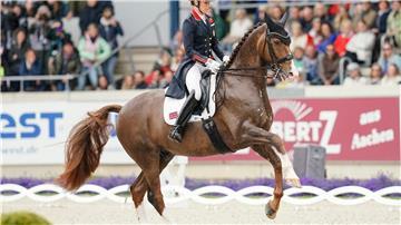 Hat sich für unangemessenes Verhalten entschuldigt: Charlotte Dujardin.