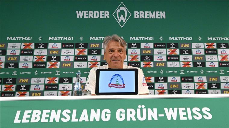 Hat viel zu sagen: Werders neuer Trainer Horst Steffen. 