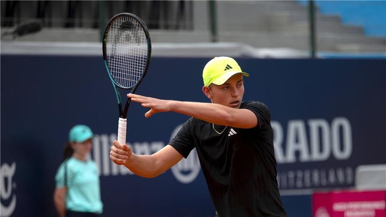 Hatte bei seinem München-Debüt keine Chance: Tennis-Youngster Justin Engel.