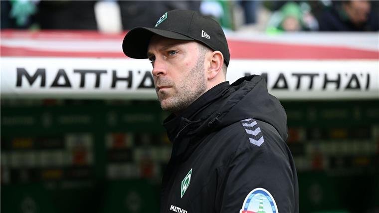 Hatte viele Gründe, kritisch zu schauen: Werder-Trainer Ole Werner.