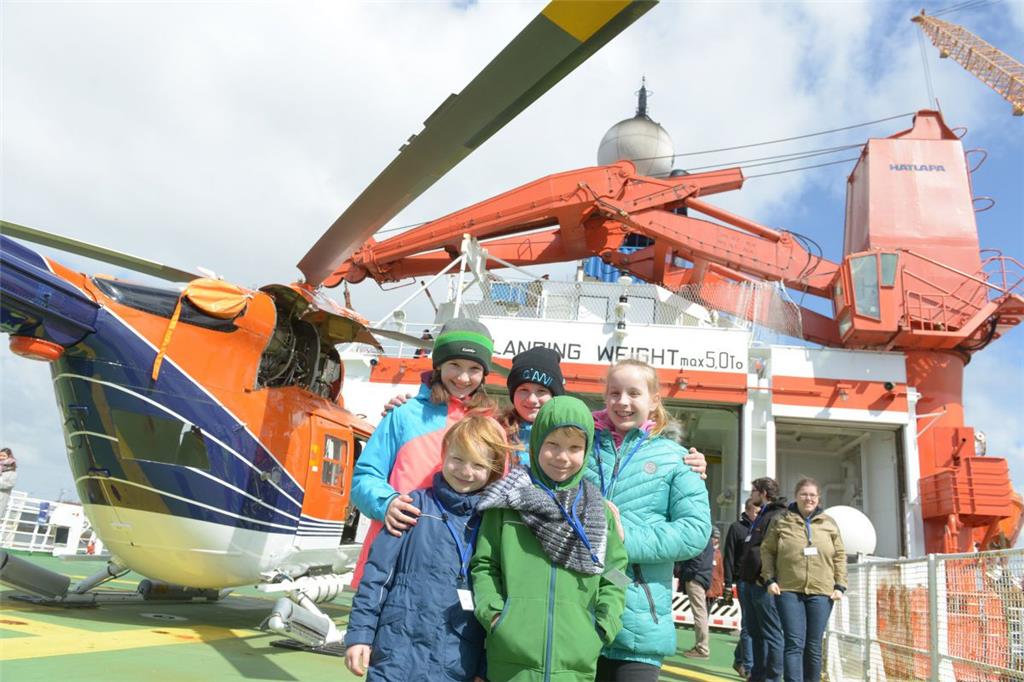 Hatten Spaß: Emma, Greta, Louisa, Jonathan und Mia (von links). Foto Schimanke