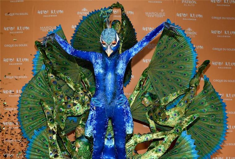 Heidi Klum ist in ihrem Halloween-Kostüm oft nicht zu erkennen. (Archivbild)