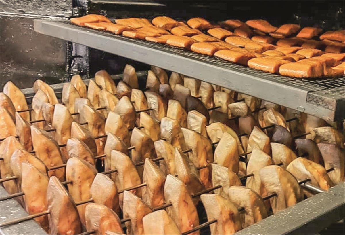 Franke – Traditionelles Räuchern heilbutt und lachs stremel